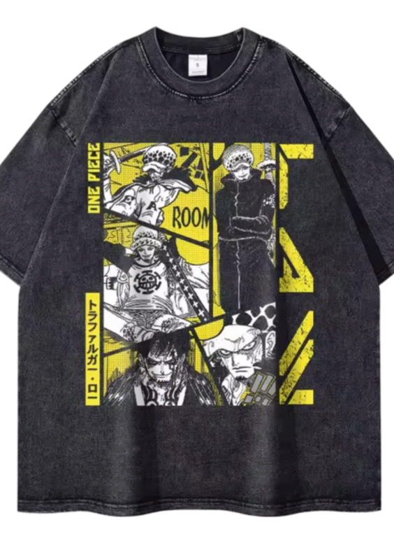 Anime One Piece Trafalgar D. Water Law T-Shirt