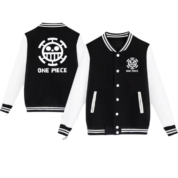 Anime One Piece Heart Pirates Baseball Jacket