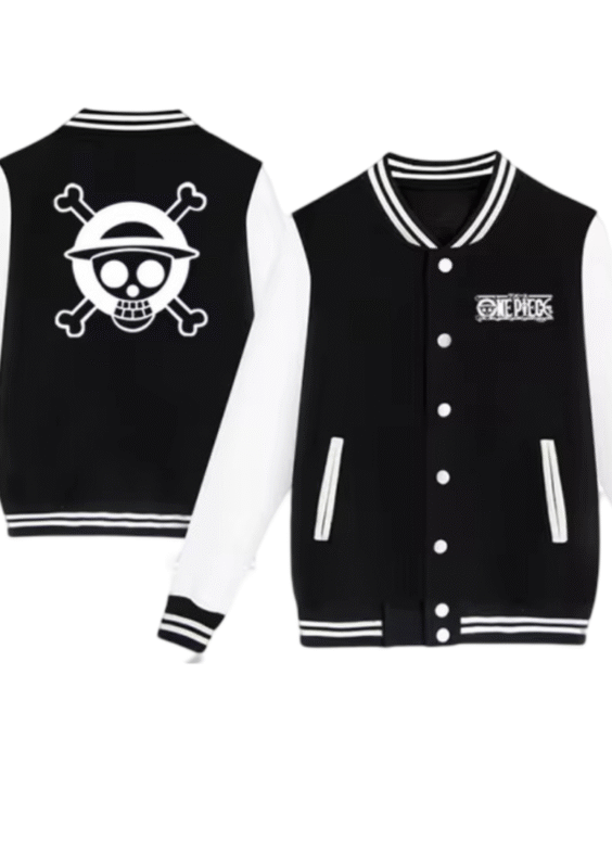 Anime One Piece Straw Hat Pirates Baseball Jacket
