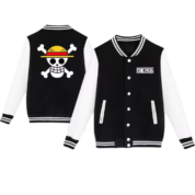 Anime One Piece Pirate Flag Baseball Jacket