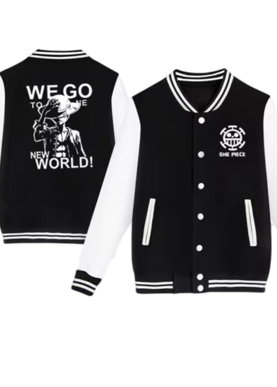 Anime One Piece Monkey D. Luffy Baseball Jacket