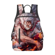 Anime One Piece Luffy Gear 5 Student Backpack
