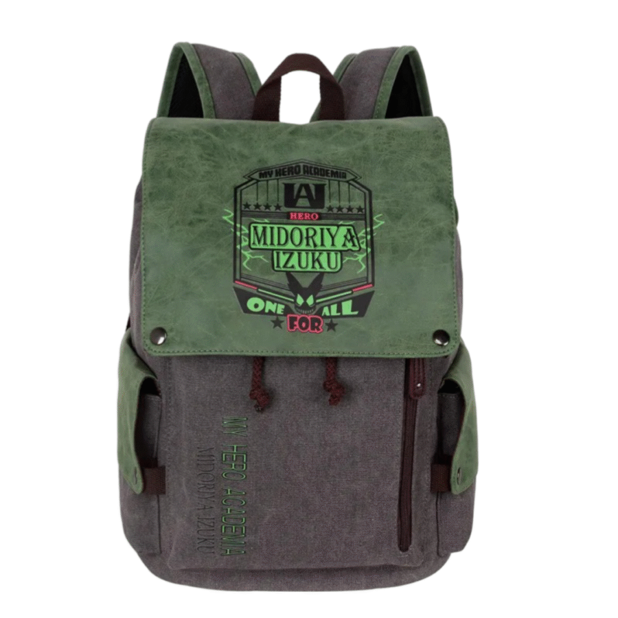 Anime My Hero Academia Izuku Midoriya School Backpack Anime My Hero Academia Izuku Midoriya School Backpack