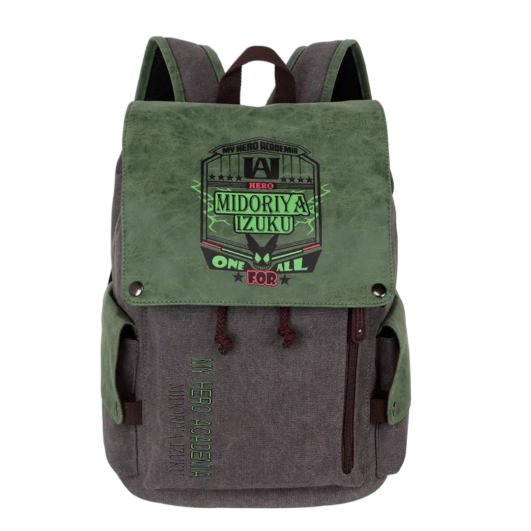 Anime My Hero Academia Izuku Midoriya School Backpack Anime My Hero Academia Izuku Midoriya School Backpack