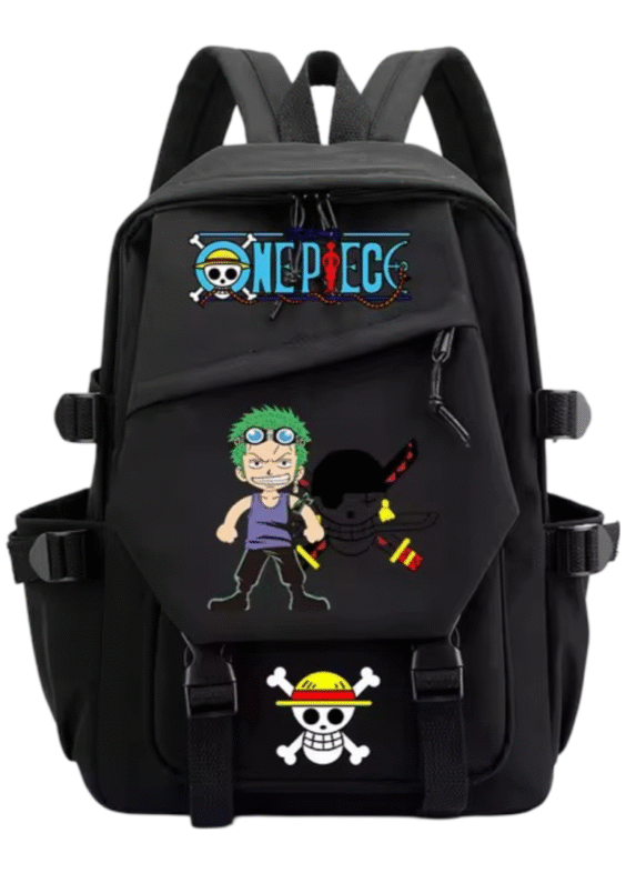 Anime One Piece Roronoa Zoro Student School Bag