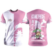 Anime One Piece Tony Tony Chopper 3D Round Neck T-Shirt