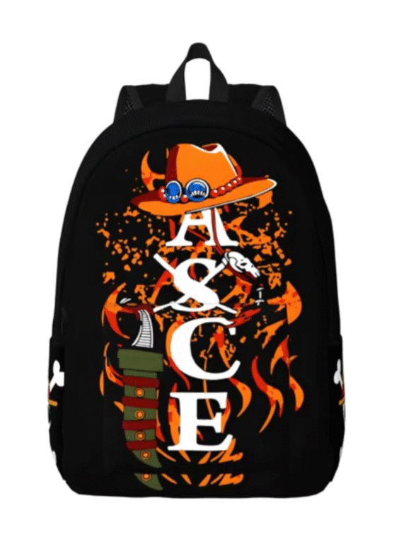One Piece Anime Portgas D. Ace Backpack