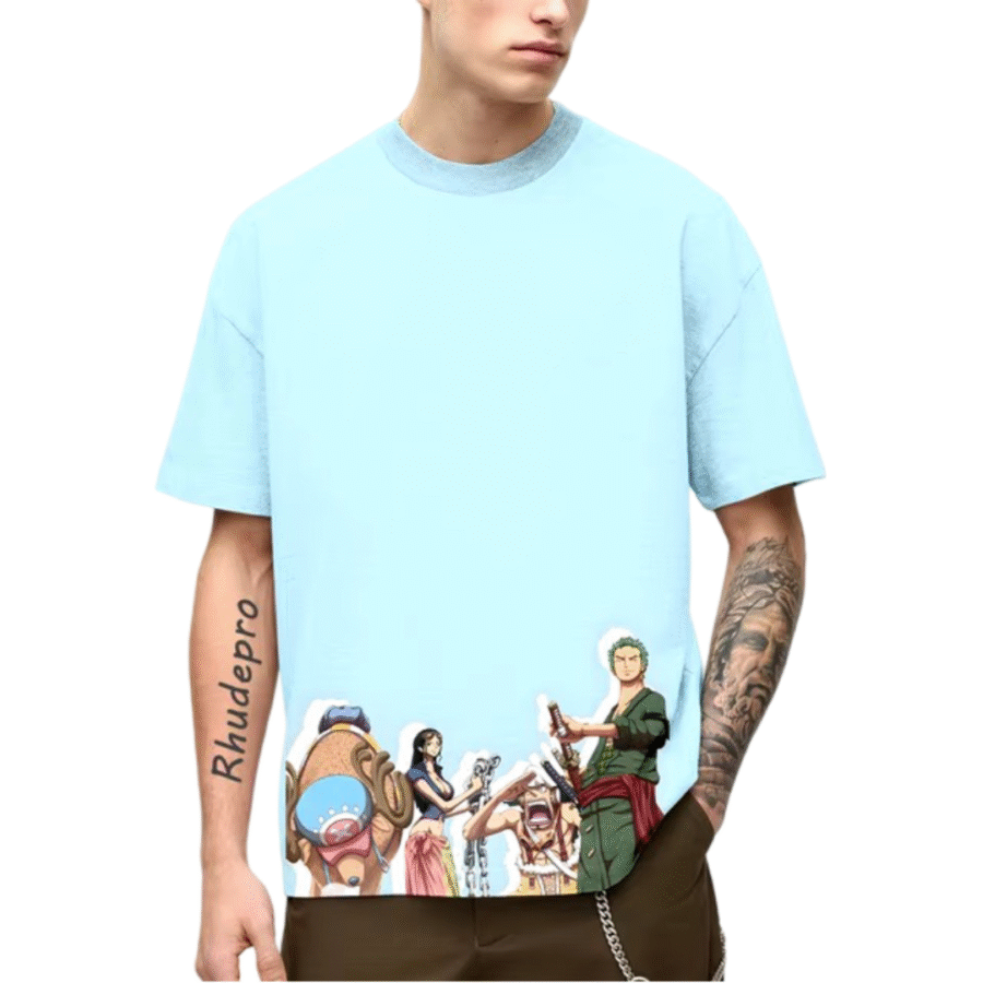 Anime One Piece Character T-Shirt For Men Anime One Piece Character T-Shirt For Men
