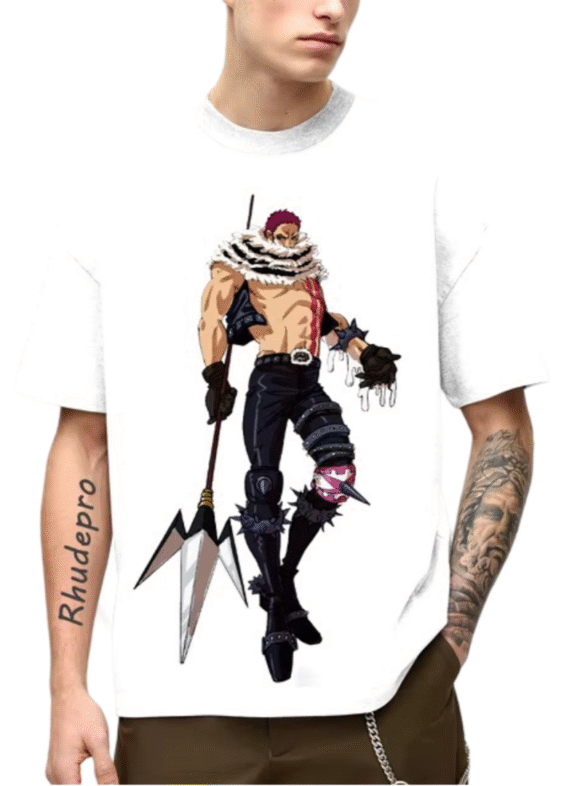Anime One Piece Charlotte Katakuri T-Shirt For Men