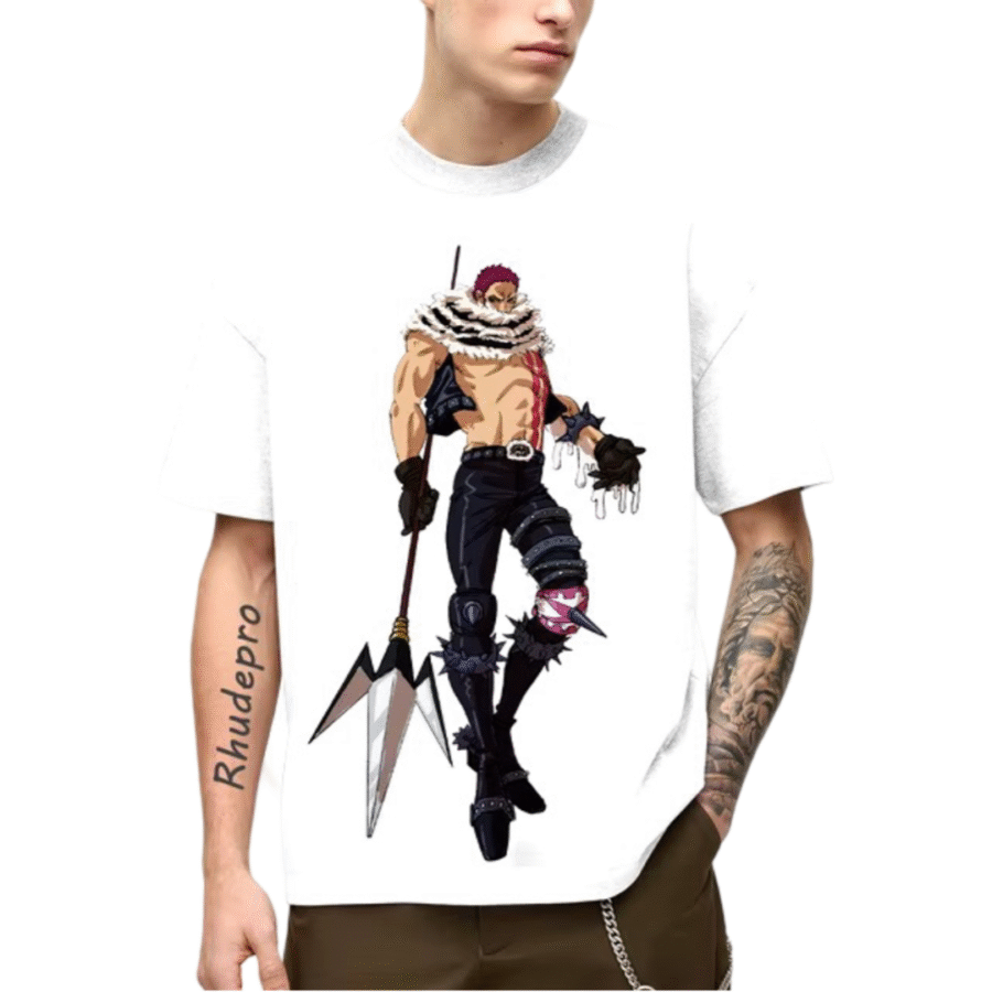 Anime One Piece Charlotte Katakuri T-Shirt For Men Anime One Piece Charlotte Katakuri T-Shirt For Men