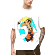 Anime One Piece Monkey D. Luffy T-Shirt For Men