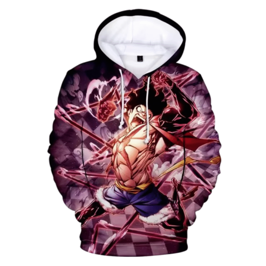 One Piece Monkey D. Luffy Anime Hoodie One Piece Monkey D. Luffy Anime Hoodie