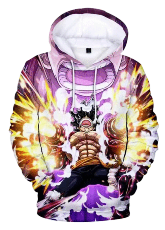 One Piece Anime Luffy Gear 4 Hoodie