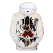 Anime One Piece Snake Man Luffy Hoodie
