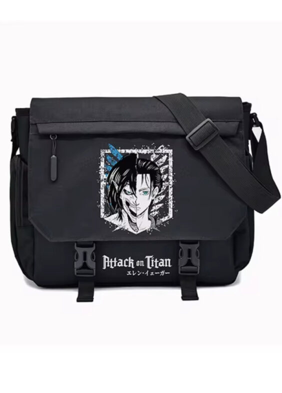 Anime Attack On Titan Eren Yeager Crossbody Bag