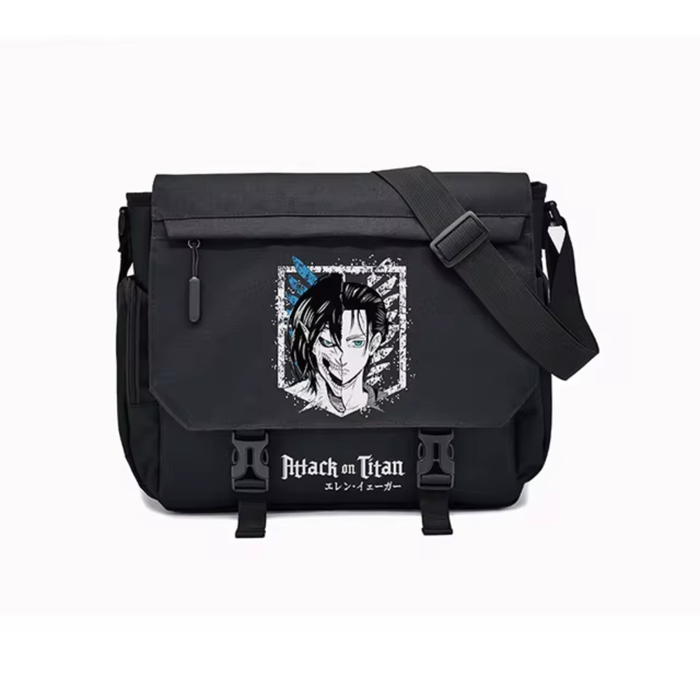 Anime Attack On Titan Eren Yeager Crossbody Bag Anime Attack On Titan Eren Yeager Crossbody Bag