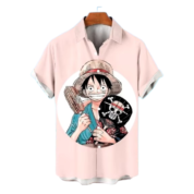 Anime One Piece Luffy Short Sleeve T-Shirt