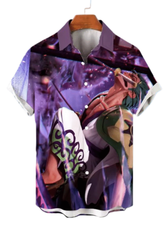 Anime One Piece Roronoa Zoro Casual T-Shirt