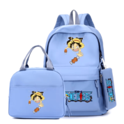 3Pcs/Set Anime One Piece Anime Luffy Backpack