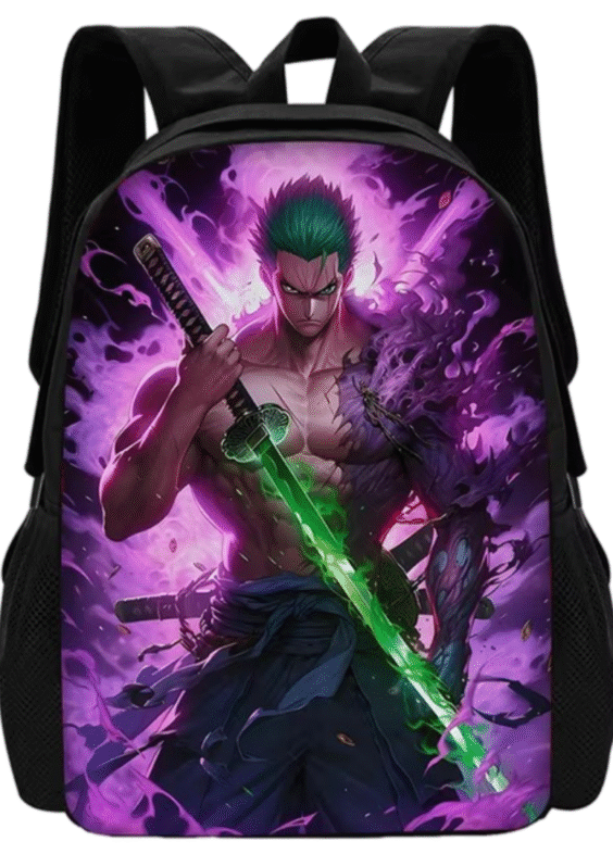 Anime One Piece Roronoa Zoro 3D Backpack