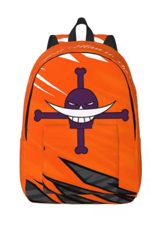 Anime One Piece Whitebeard Pirates Backpack