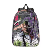One Piece Anime Roronoa Zoro Printed Backpack