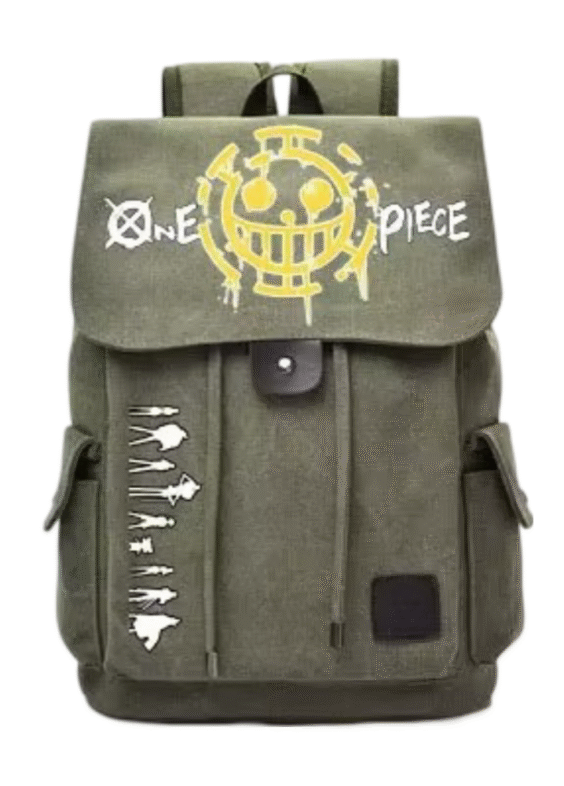Anime One Piece Heart Pirates Student School Bag