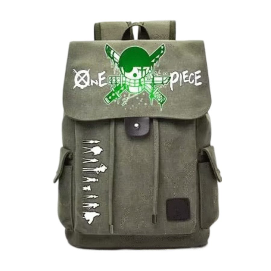 Anime One Piece Zoro Straw Hat Pirate Backpack Anime One Piece Zoro Straw Hat Pirate Backpack