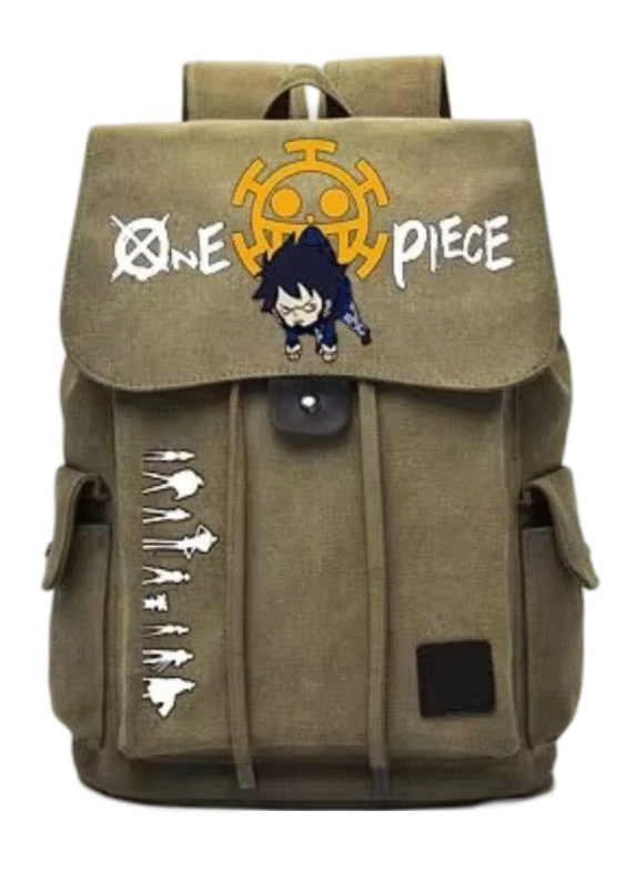 Anime One Piece Trafalgar D. Water Law Student School Bag