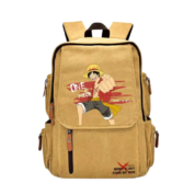 Anime One Piece Monkey D. Luffy Canvas Backpack