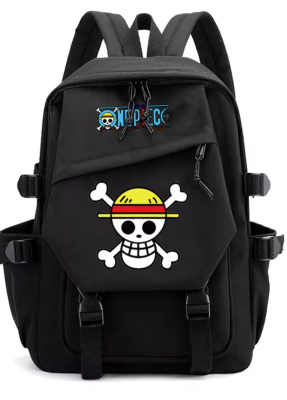 One Piece Anime Straw Hat Crew Skull Backpack
