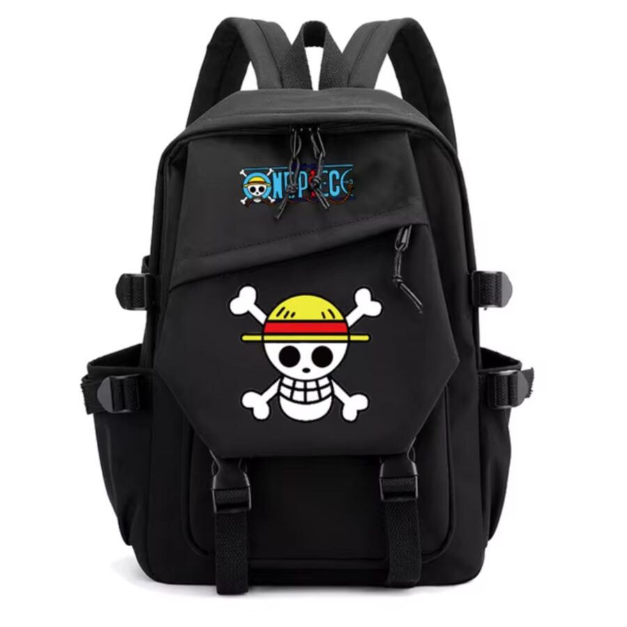 One Piece Anime Straw Hat Crew Skull Backpack One Piece Anime Straw Hat Crew Skull Backpack