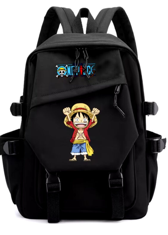 Anime One Piece Luffy Printed Backpack