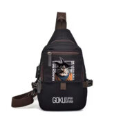 Anime Dragon Ball Goku Super Saiyan Canvas Chest Bag