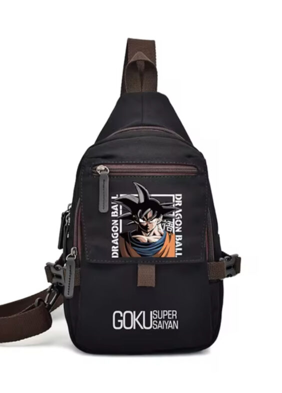 Anime Dragon Ball Goku Super Saiyan Canvas Chest Bag