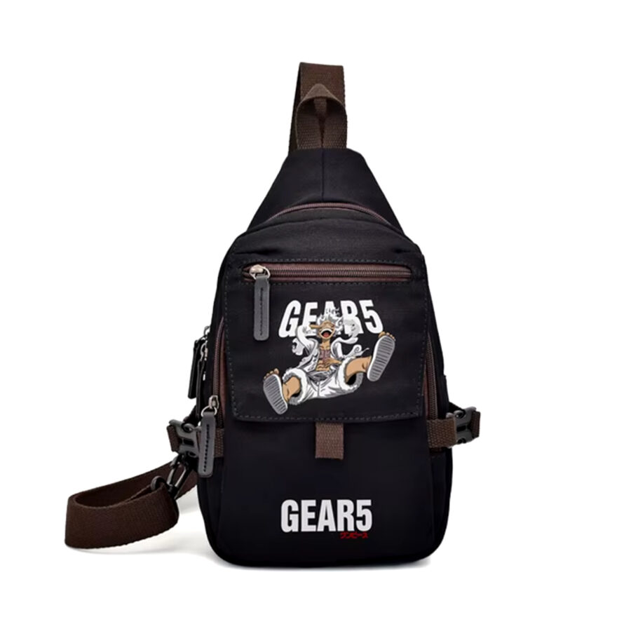 One Piece Anime Monkey D. Luffy Gear 5 Canvas Chest Bag One Piece Anime Monkey D. Luffy Gear 5 Canvas Chest Bag