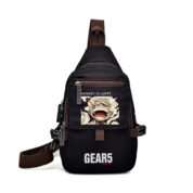 Anime One Piece Monkey D. Luffy Gear 5 Canvas Chest Bag