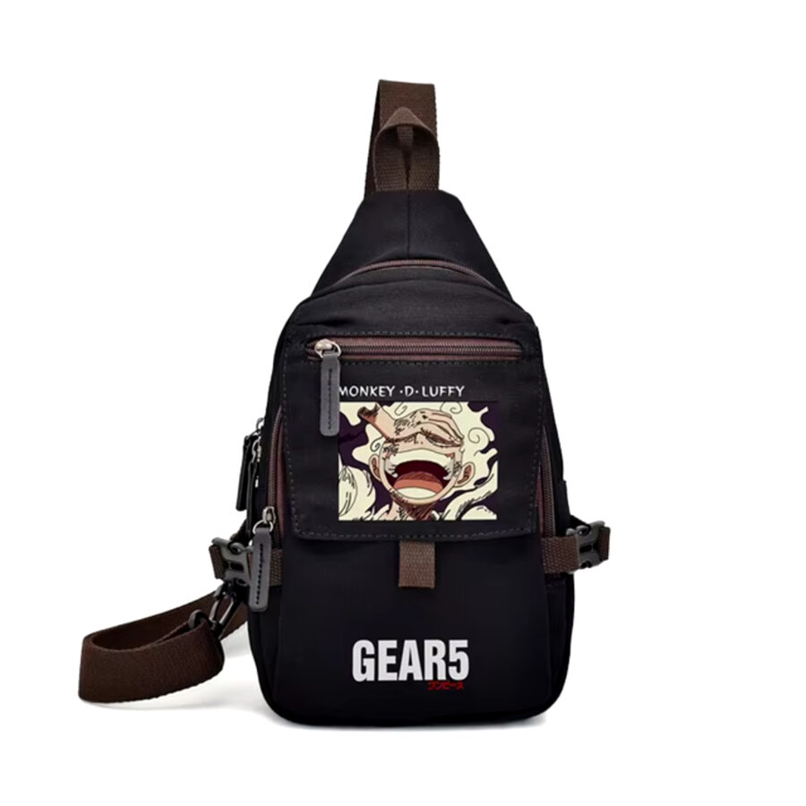 Anime One Piece Monkey D. Luffy Gear 5 Canvas Chest Bag Anime One Piece Monkey D. Luffy Gear 5 Canvas Chest Bag