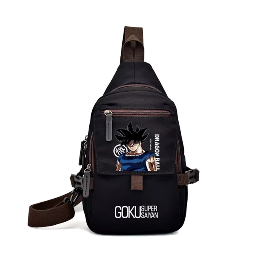 Dragon Ball Anime Goku Super Saiyan Canvas Chest Bag Dragon Ball Anime Goku Super Saiyan Canvas Chest Bag