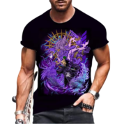 Anime One Piece Zoro Ashura T-Shirt For Men