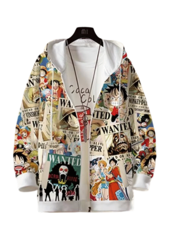 One Piece Character Anime Hoodie