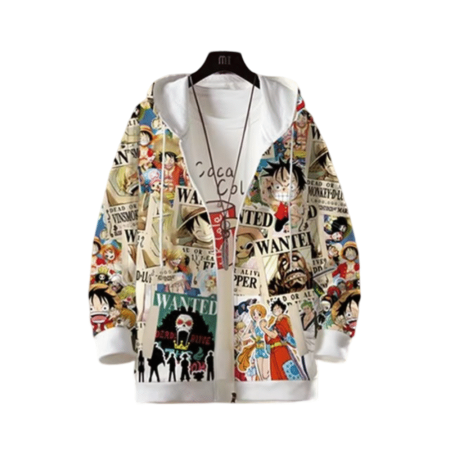 One Piece Character Anime Hoodie One Piece Character Anime Hoodie