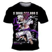 Anime One Piece Monkey D. Luffy Gear 5 T-Shirt