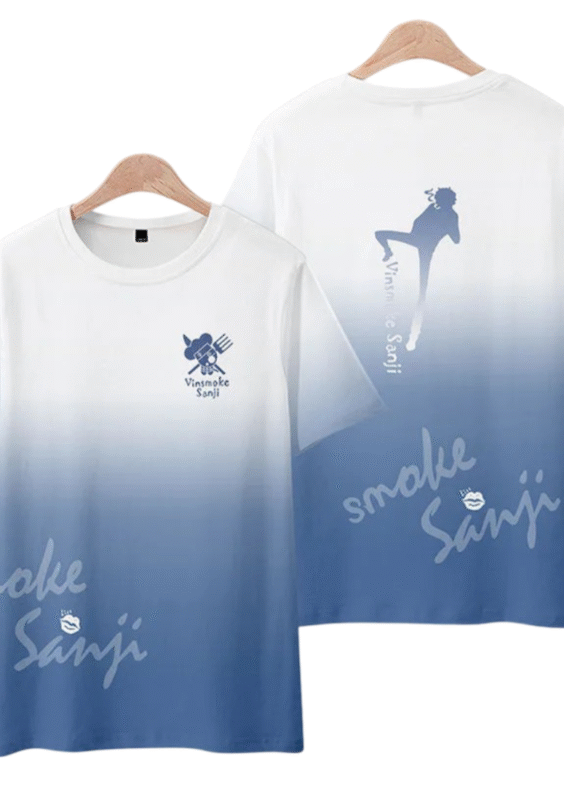 Anime One Piece Smoke Sanji T-Shirt