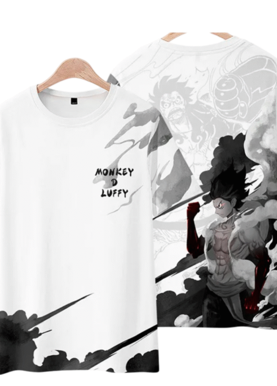 Anime One Piece Luffy Gear 4 Snakeman T-Shirt