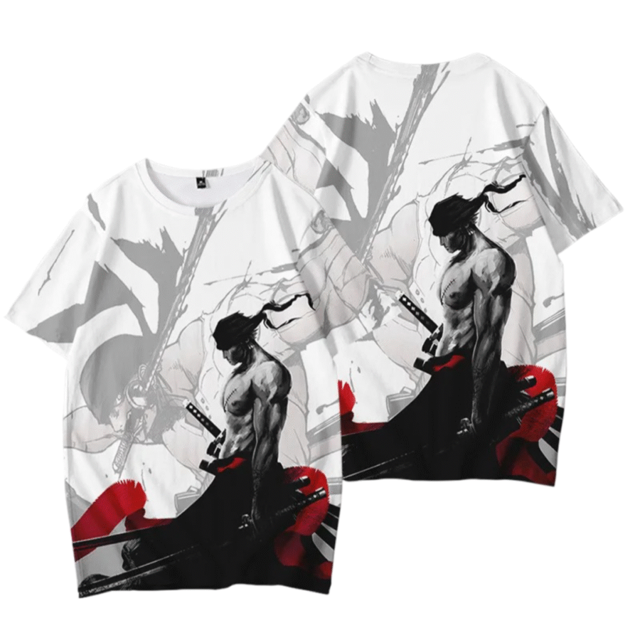 One Piece Anime Roronoa Zoro Short-Sleeve T-Shirt One Piece Anime Roronoa Zoro Short-Sleeve T-Shirt