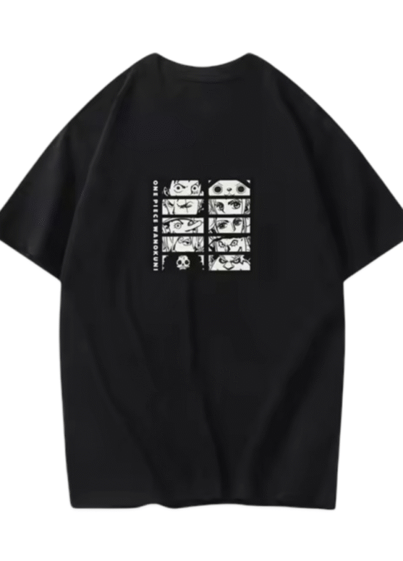 One Piece Anime Character Printed T-Shirt