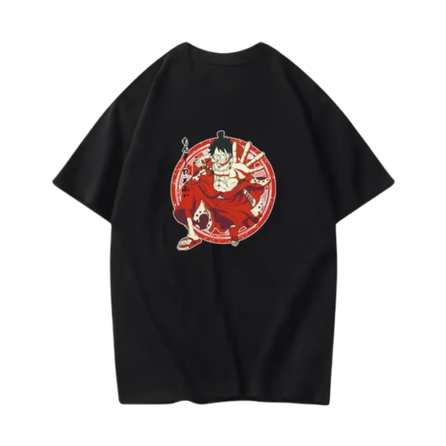 One Piece Monkey D. Luffy Anime Printed T-Shirt One Piece Monkey D. Luffy Anime Printed T-Shirt