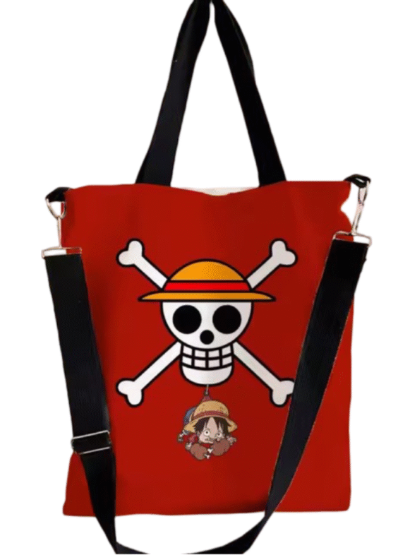 Anime One Piece Straw Hat Pirates And Monkey D. Luffy Crossbody Bag