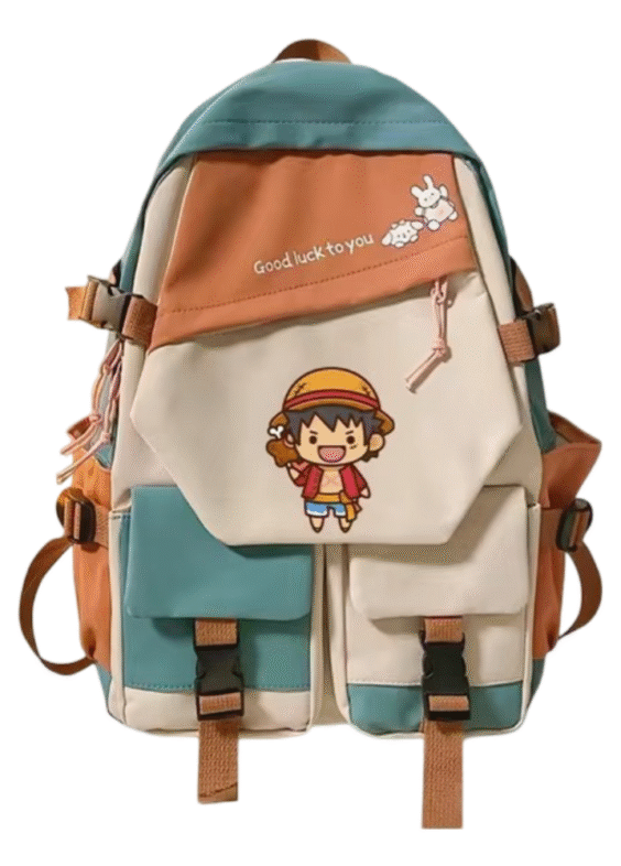 One Piece Anime Monkey D. Luffy Backpack